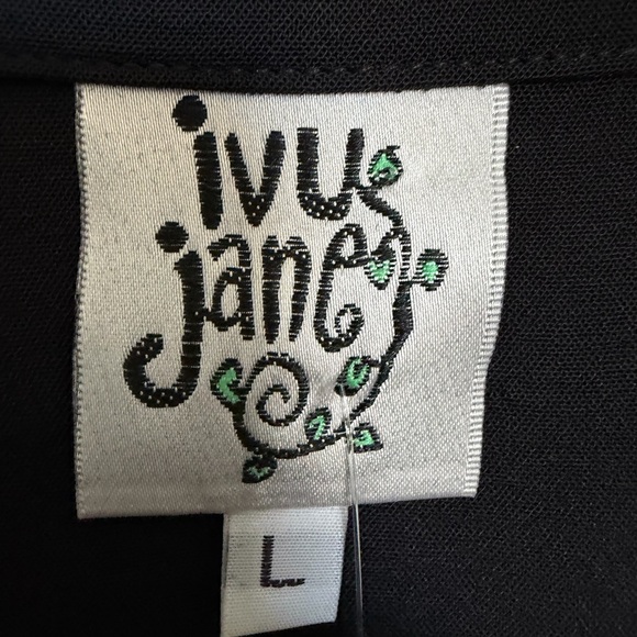 Ivy Jane Black Ruffle Sleeve Blouse - Picture 5 of 8